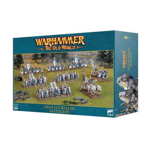 Warhammer The Old World - High Elf Realms Battalion Minis Set - Factory Sealed - Picture 1 of 7